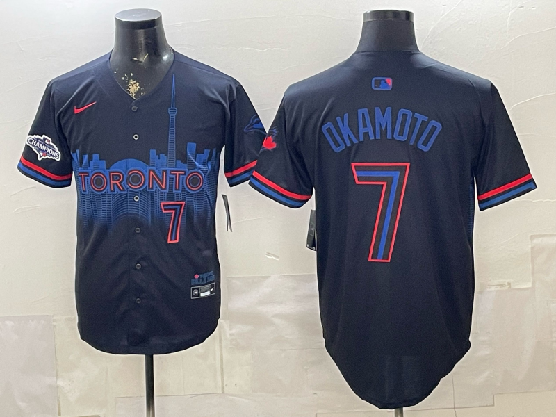 Men 2026 Toronto Blue Jays #7 Okamoto blue Game Nike MLB Jersey 0518002